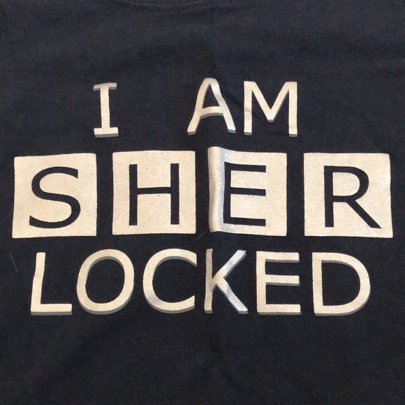 I AM SHERLOCKED tee size XS - Picture 2 of 2